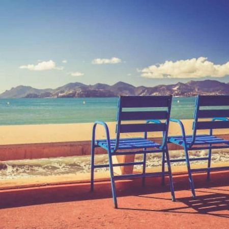 Cannes Plage 2Mn/45M2/Vue Mer/Inernet/Clim/Parking Prive Exterior foto