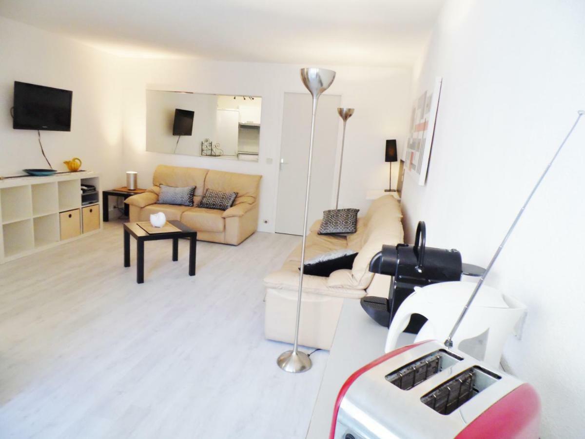 Cannes Plage 2Mn/45M2/Vue Mer/Inernet/Clim/Parking Prive Exterior foto